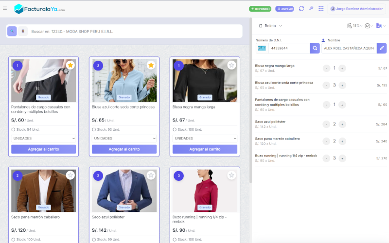 Tablet IMIN con app de punto de venta y impresora integrada